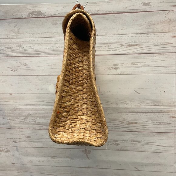 Vintage Straw Embroidered Bag - Picture 8 of 10